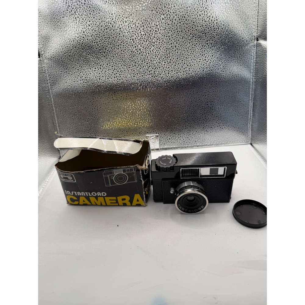 Vintage Instantload Camera Cartridge 126 Film Black Retro Photography Gadget